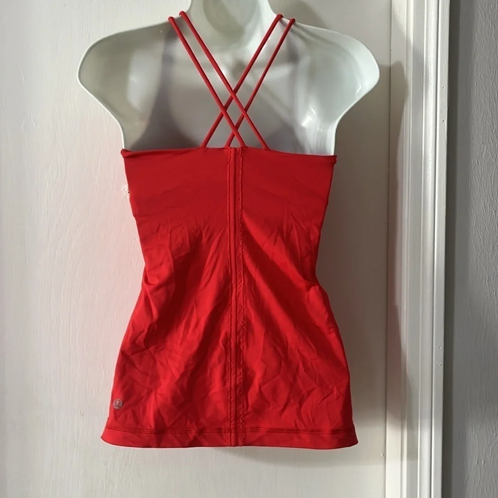 Lululemon Free To Be Tank Love Red